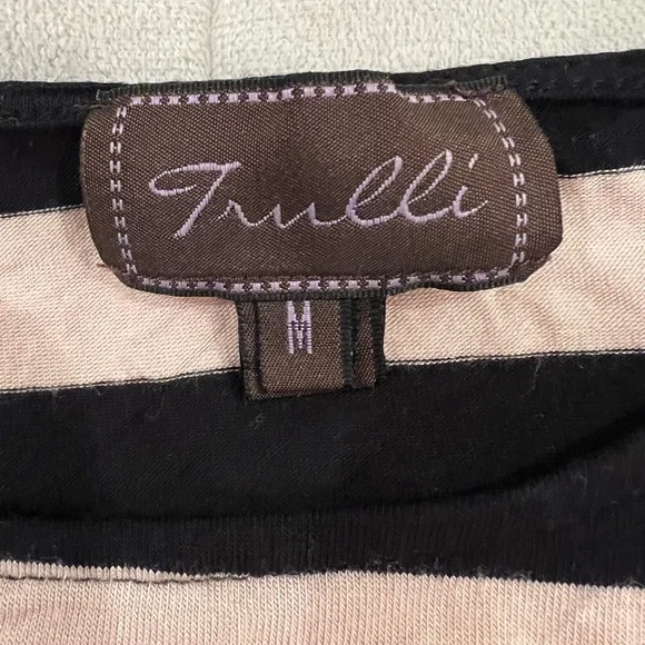 Trulli Tan and Black colorblock ruched waist maxi dress | Size M | Like New - Picture 12 of 12